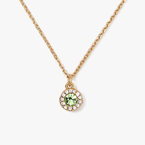 Kate Spade Gem Pave Halo Pendant NWT/NIB
